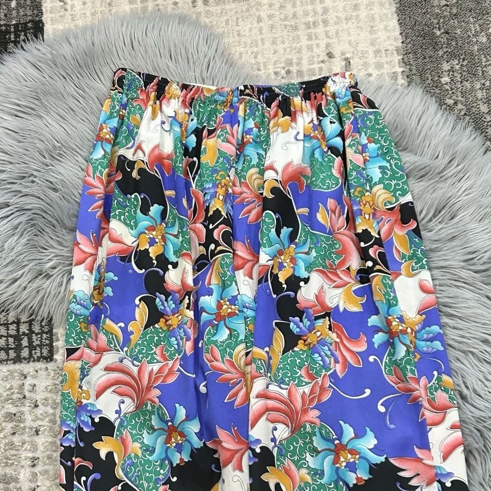 NATORI II Women's Flowy Multicolored Bohemian Pants‎ Size Small - Picture 4 of 5